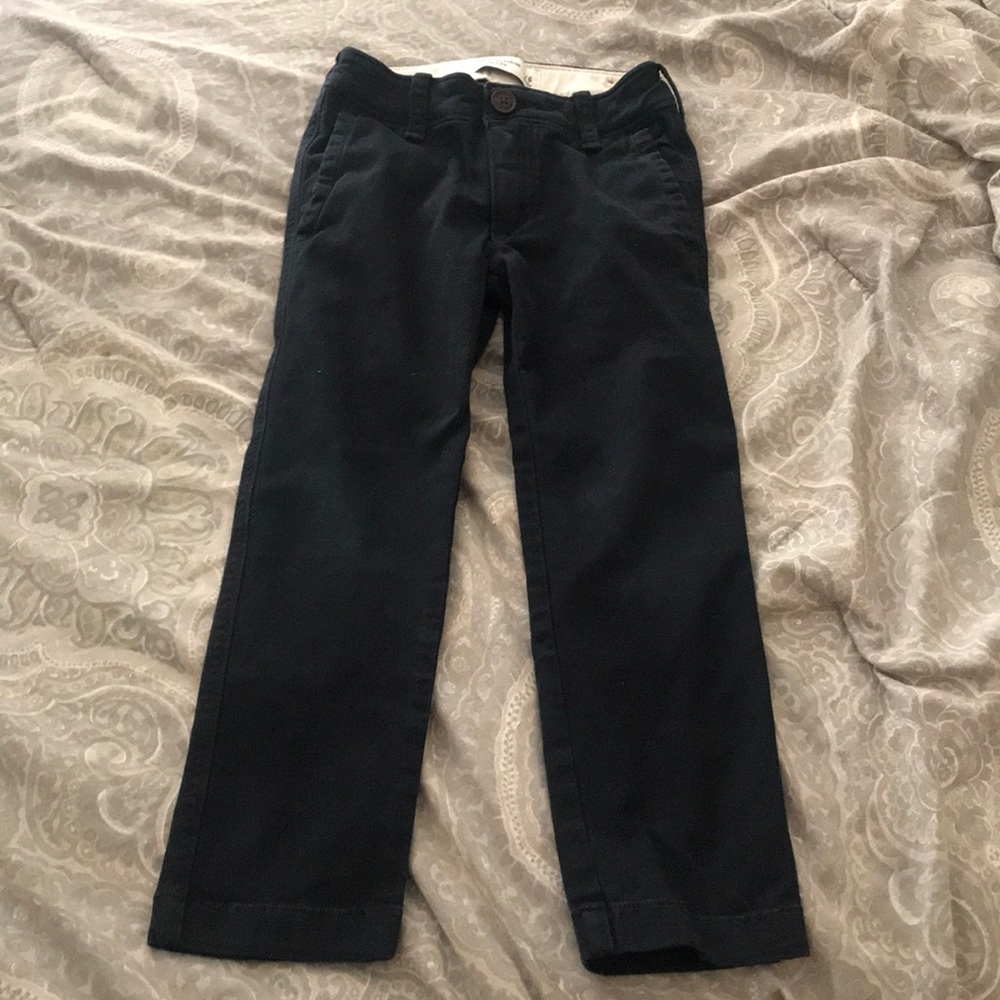 Boys Abercrombie navy pants
